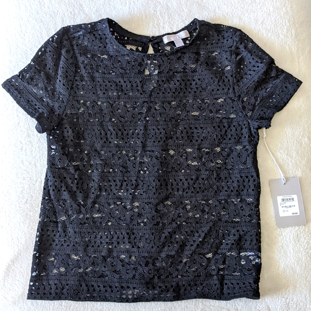 Chelsea 25 Short sleeve lace shirt